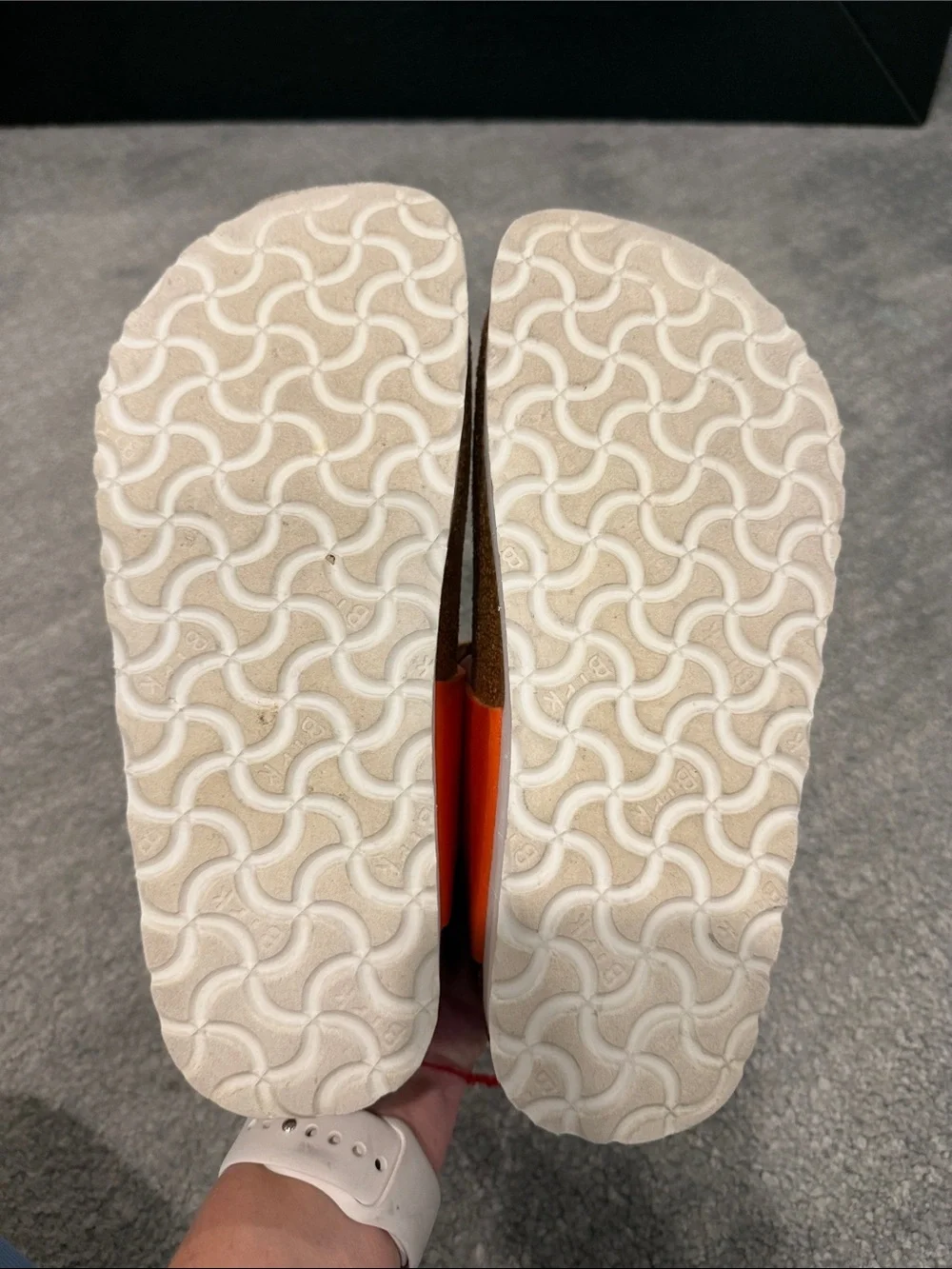 Papillio Orange Toe-Post Sandals with Buckle - Picture 3 of 5